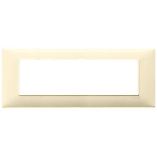 Placca 7M crema Vimar Plana 14657.04-0