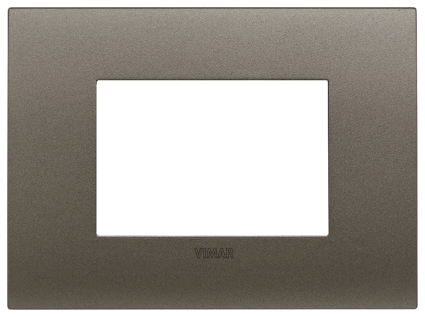 Placca 3m Vimar metallo fit 19953.14-0
