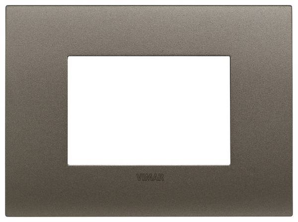 Placca 3m Vimar metallo fit 19953.14
