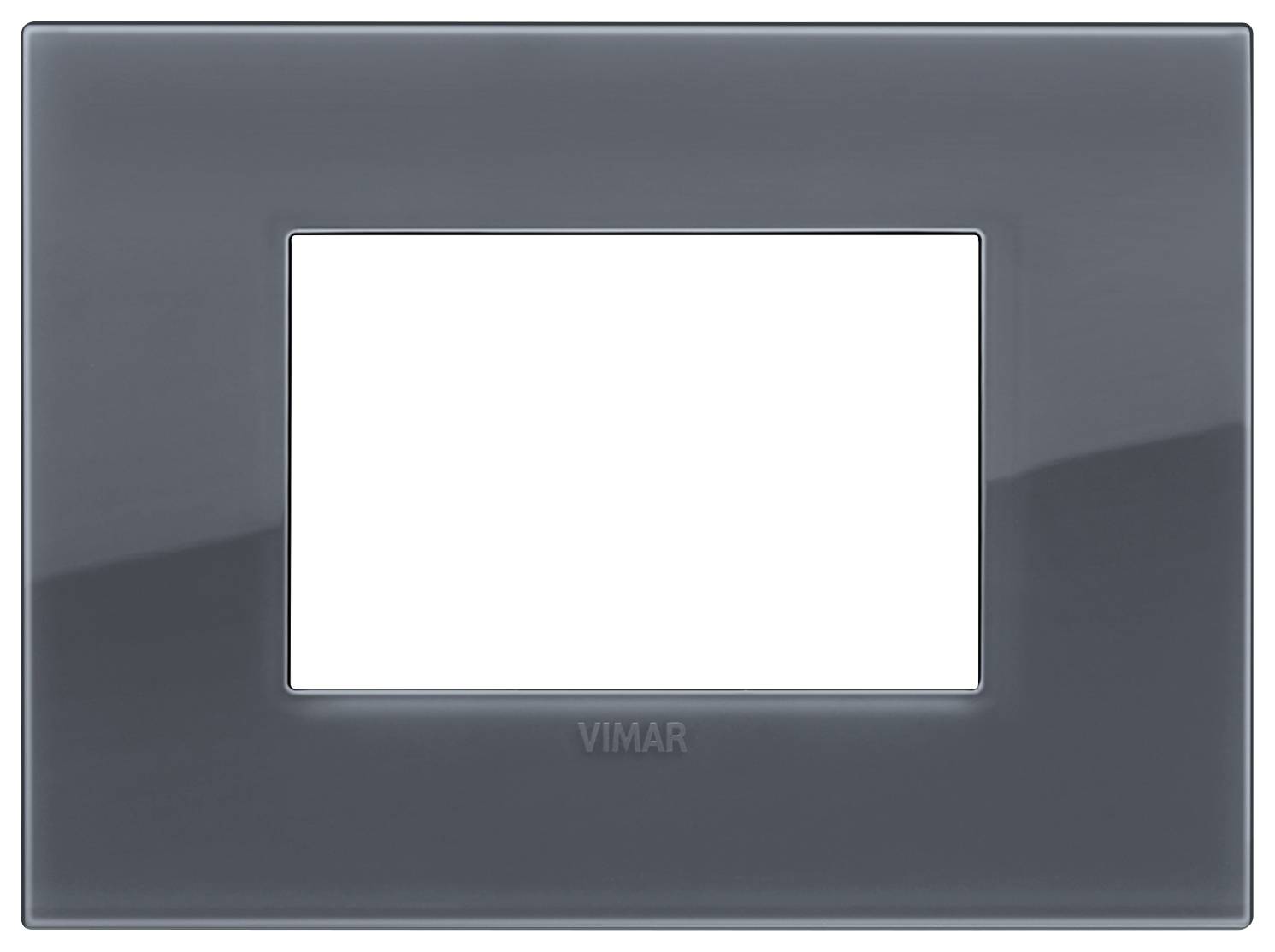 Placca Classic 3M Reflex grigio fumè Vimar Arkè 19653.61-0
