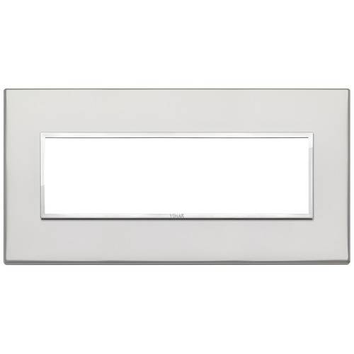 Placca 7M argento Vimar Eikon Evo 21657.07.01-0