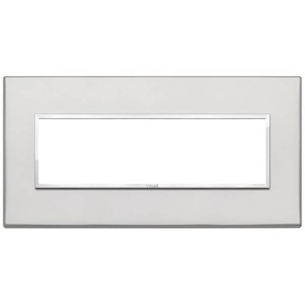 Placca 7M argento Vimar Eikon Evo 21657.07.01
