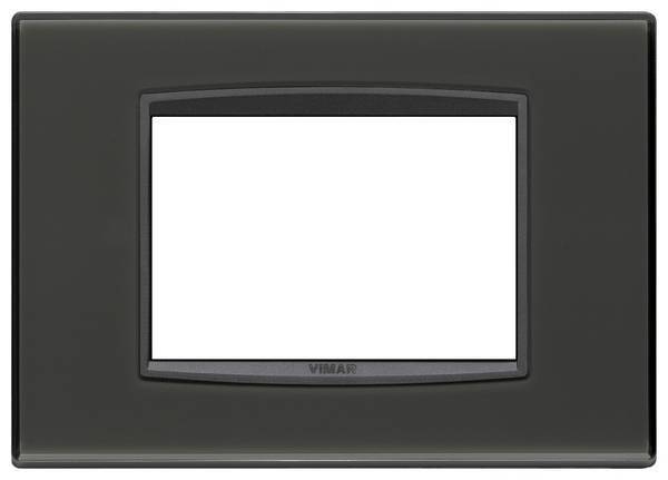 Placca Classic 3M Reflex antracite Eikon vimar 20653.42