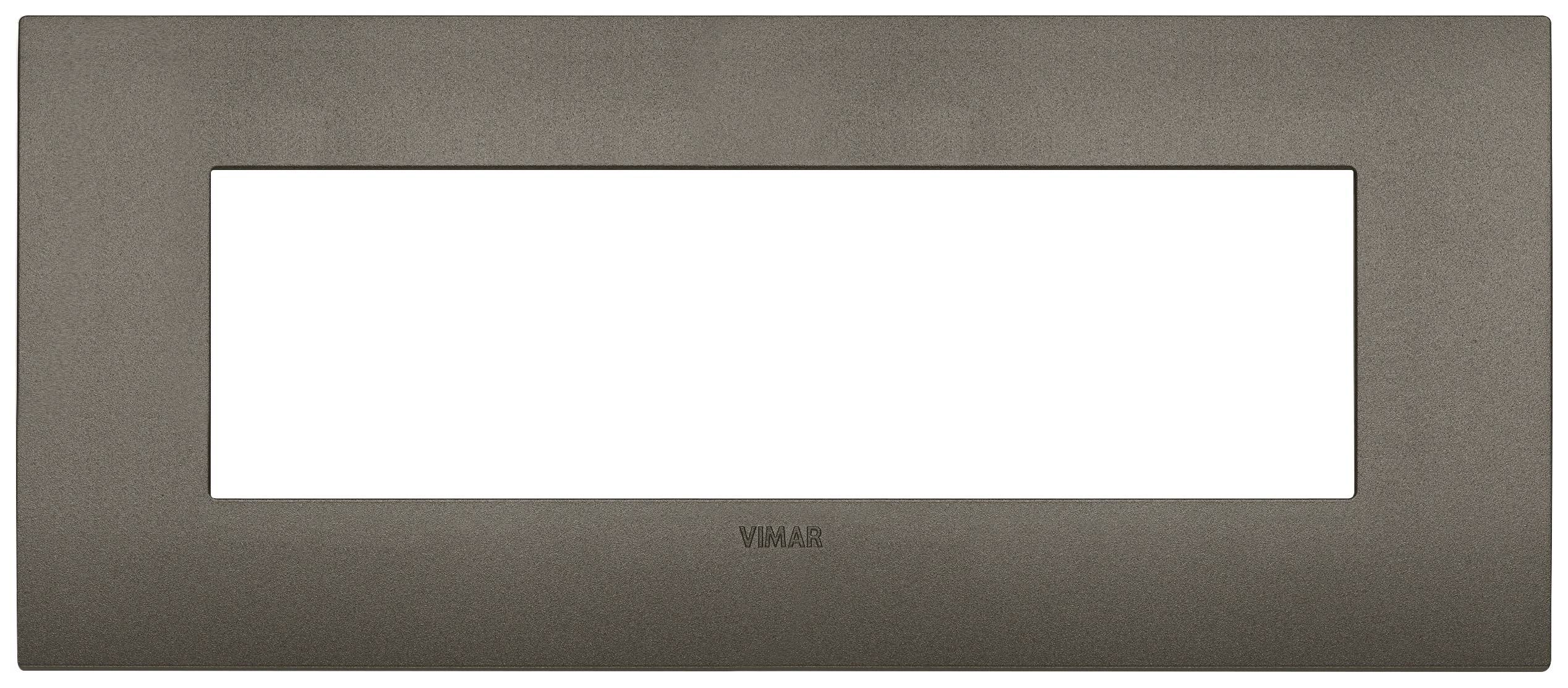 Placca fit 7 moduli metallo metal Vimar 19957.14-0