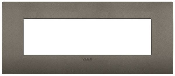 Placca fit 7 moduli metallo metal Vimar 19957.14