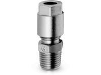 CAMOZZI Serie 1000 Raccordo universale ad ogiva in ottone 1050 12-3/8 Diritto maschio conico-0