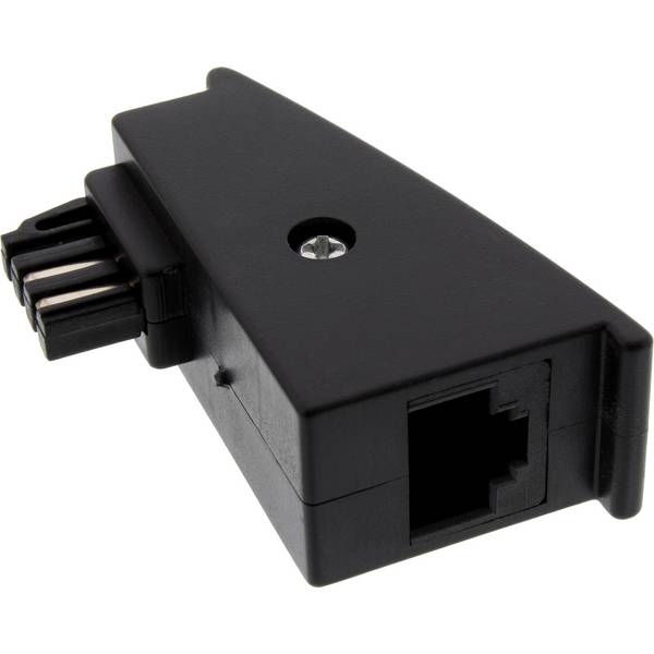InLine TAE-F Adapter - TAE-F Stecker auf RJ45 Buchse - 8P2C für Fritzbox