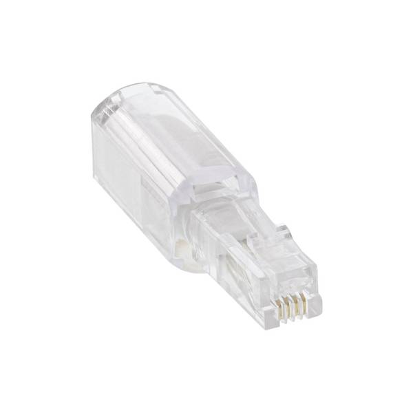 InLine Twist-Stop - sbrogliatore per cavi telefonici - design sottile e corto