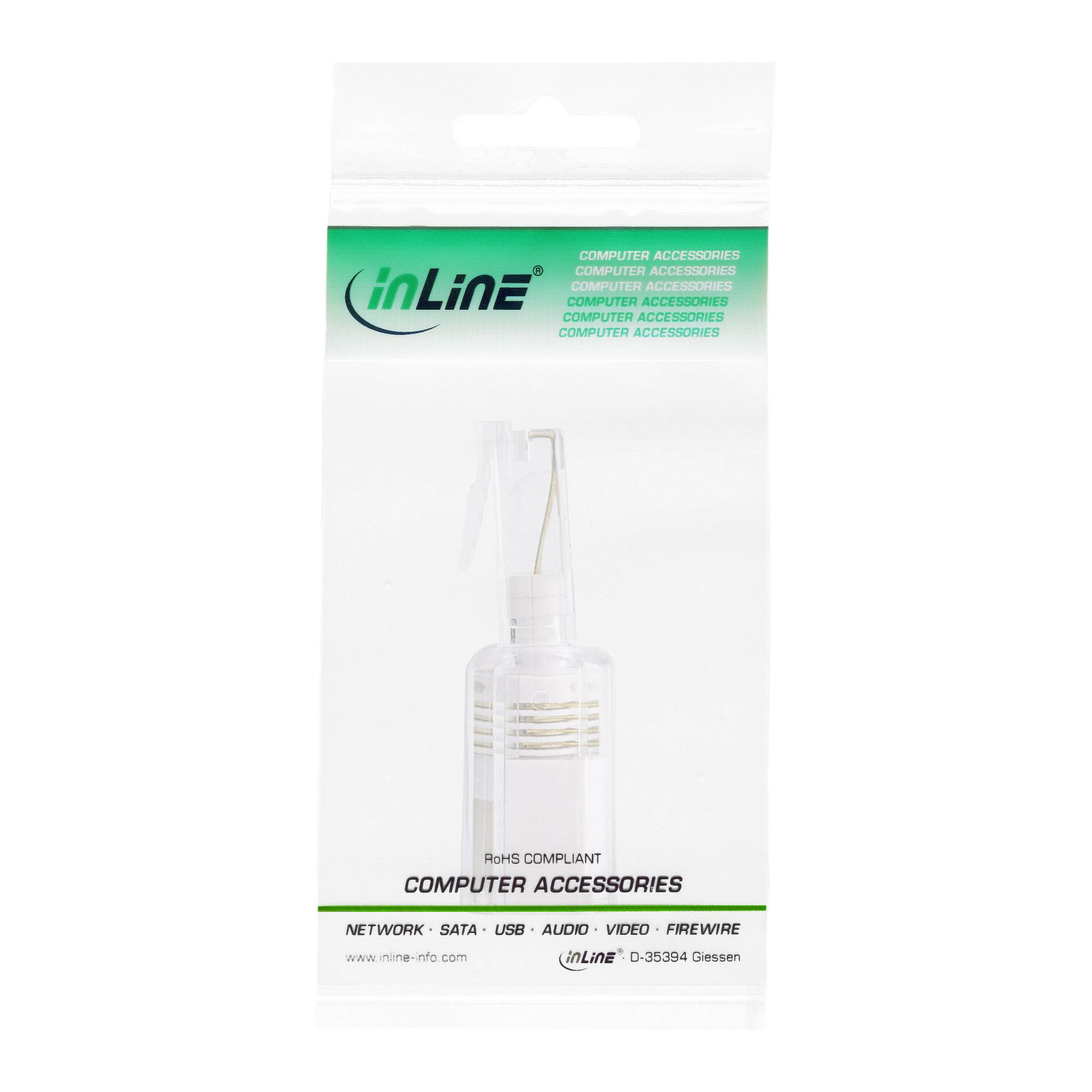 InLine Twist-Stop - sbrogliatore per cavi telefonici - design sottile e corto-2