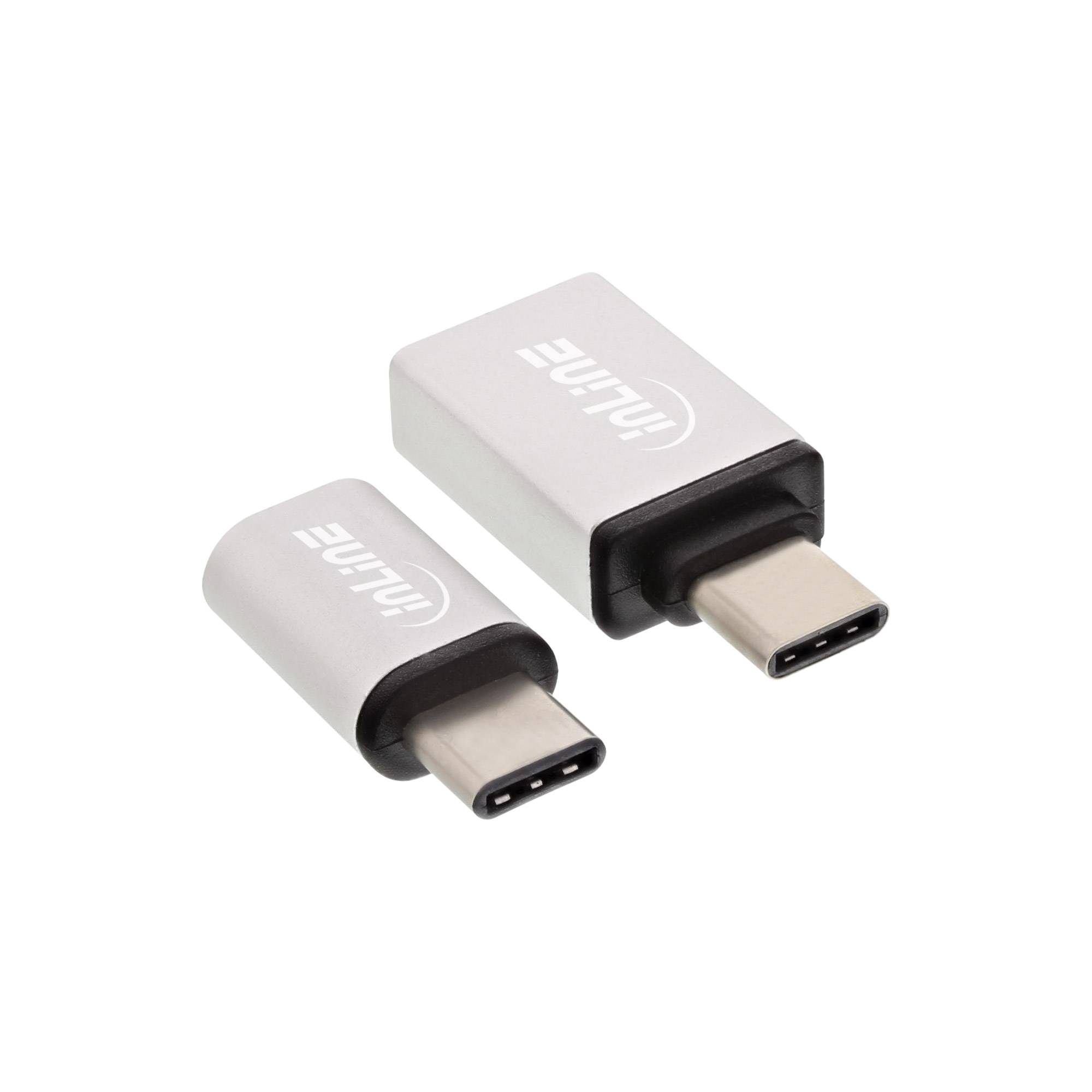 InLine USB Adapter-Set USB-C an USB 2.0 Micro-B & USB 3.2 Gen.1 USB-A-0