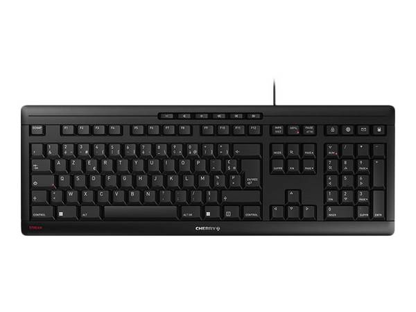 CHERRY STREAM tastiera Ufficio USB AZERTY Francese Nero