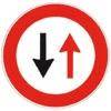 CARTELLO CIRCOLARE DARE PRECEDENZA FIG.41-0