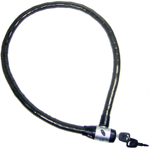 Lucchetti da bicicletta - Lucchetto con cavo flessibile Security Plus GS 98 Nero Lucchetto a chiave - Lucchetti da bicicletta - Lucchetto con cavo flessibile Security Plus GS 98 Nero Lucchetto a chiave -