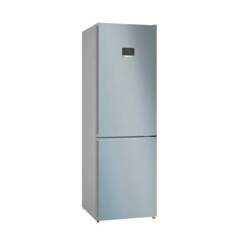 Bosch Serie 4 KGN367LDF Frigorifero combinato da libera installazione 186 x 60 cm Metal look Classe D-0