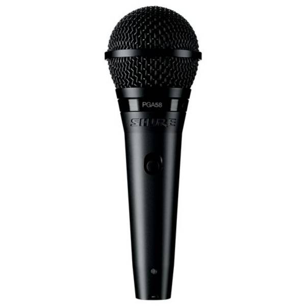 Shure PGA58-XLR Microfono per Palco Spettacolo Nero
