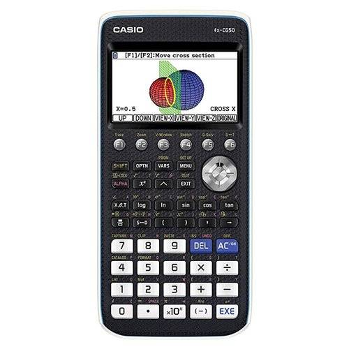 Casio FX-CG50 calcolatrice grafica senza CAS, display naturale ad alta defizione con 65.000 colori, Grafici in 3D,-0