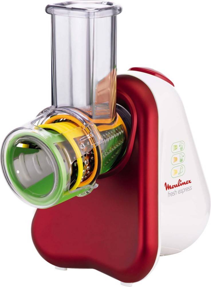 Tritatutto Moulinex Fresh Express + Grattugia Elettrica 200 W Rosso Bianco-0