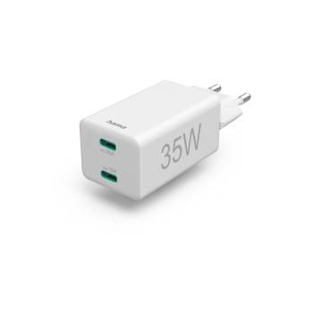 Hama 00201694 Ladegerät für Mobilgeräte Weiß Indoor (00201694)-0