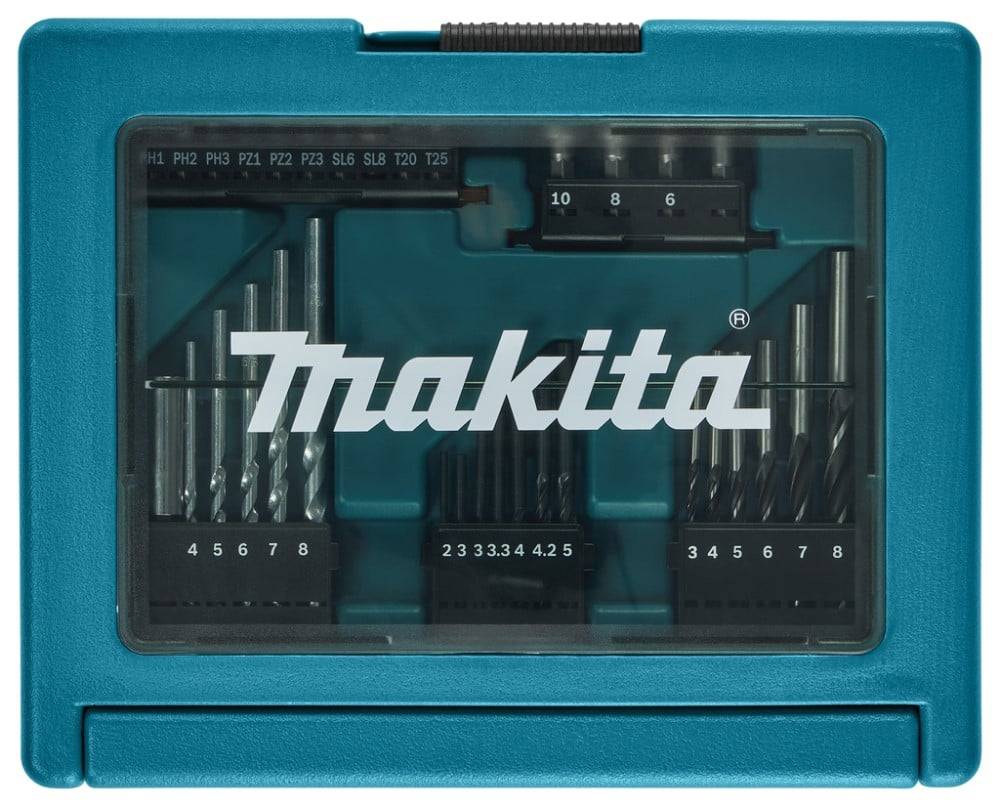 KIT 33 PEZZI MISTI PUNTE ED INSERTI MAKITA PER AVVITATORE B-49389-0