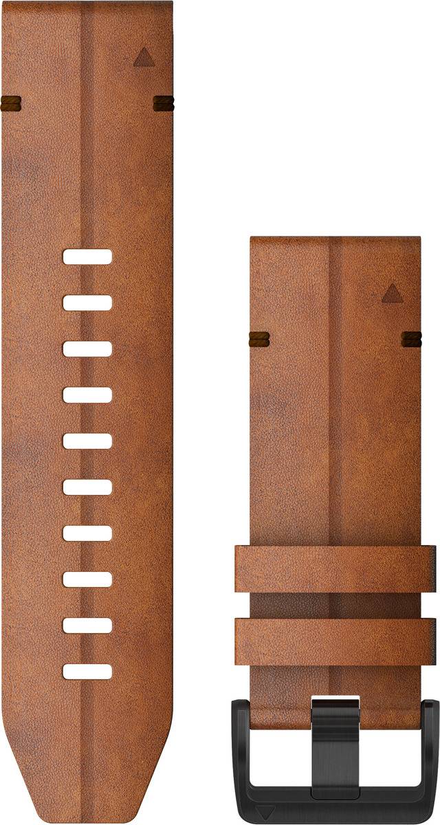 Garmin Cinturino In Pelle Quickfit 26mm, Chestnut-0