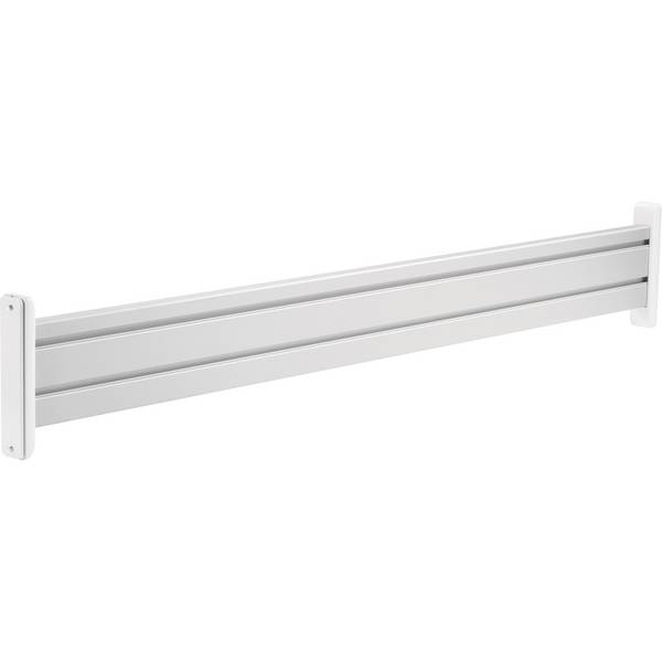 InLine Slatwall Panel Aluminium - für Tischhalterung - 1m - Lamellenwand-Panel - Aluminium - Aluminium - Kunststoff - 23