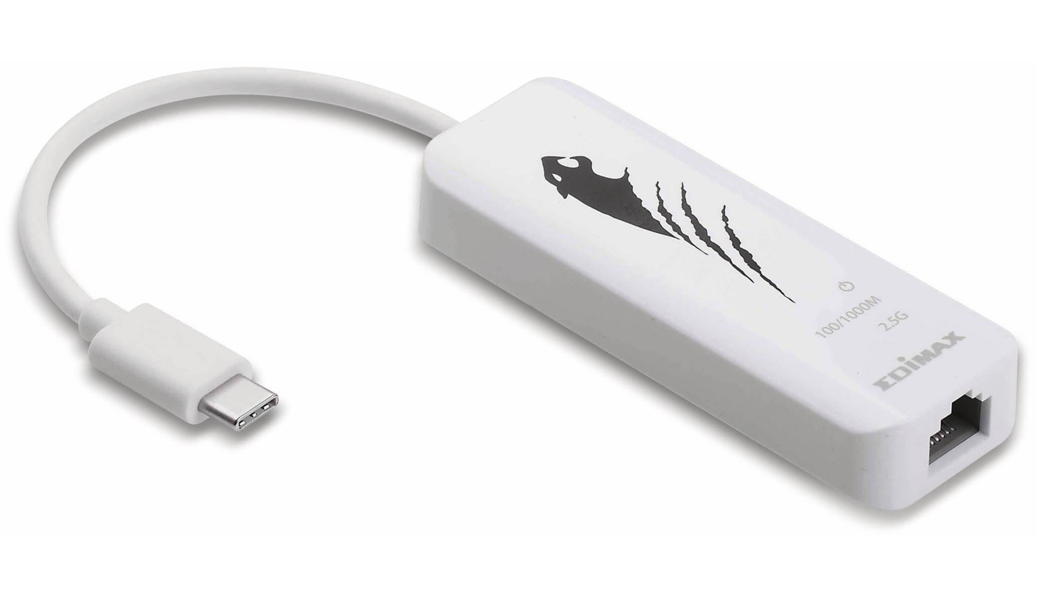 Immagine simbolo per EDIMAX EU-4307 Adattatore di rete 2.5 GBit/s USB-C®, LAN Gigabit (1 Gbit/s)