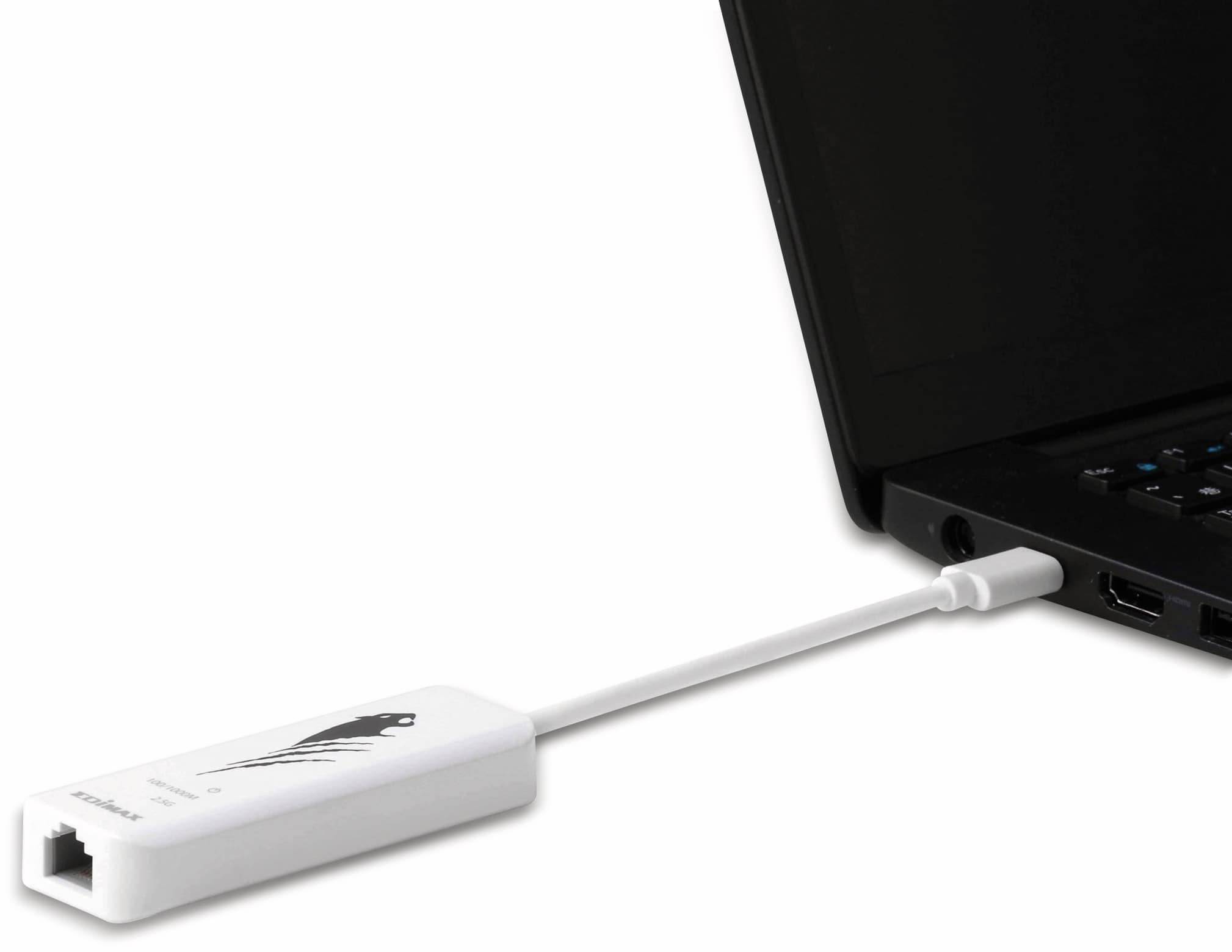 Immagine simbolo per EDIMAX EU-4307 Adattatore di rete 2.5 GBit/s USB-C®, LAN Gigabit (1 Gbit/s)