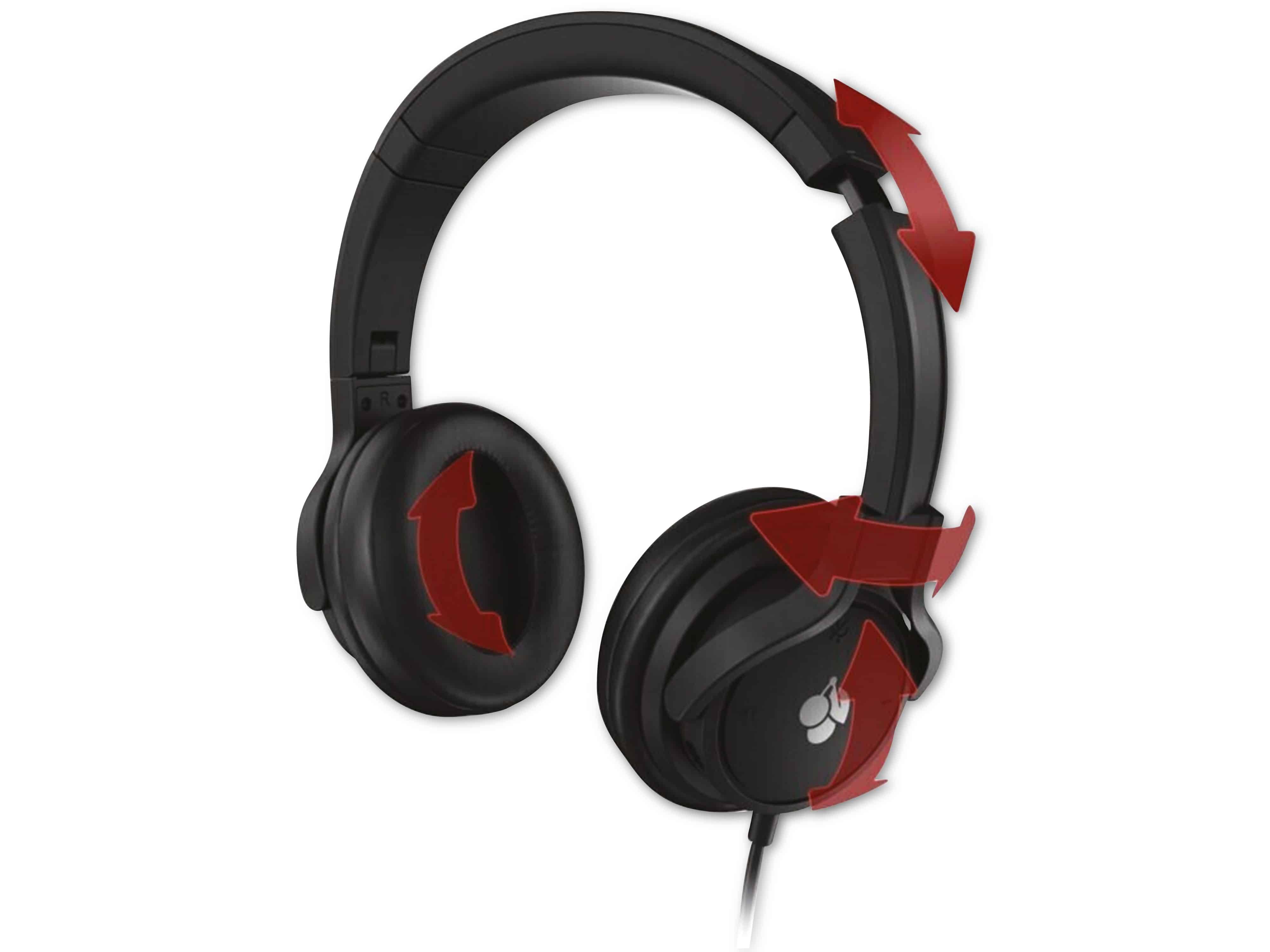 Immagine simbolo per Cuffie da gioco CHERRY HC 2.2 Cuffie USB cablate Driver da 50 mm, audio surround 7.1 Microfono staccabile