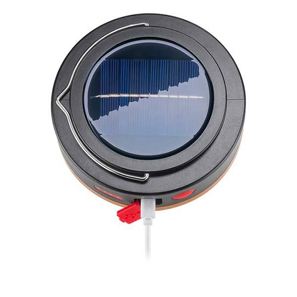 Lampada solare da campeggio a LED con powerbank e telecomando IR-1