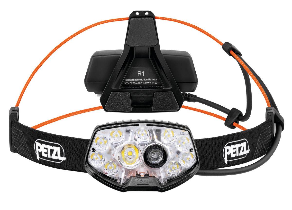 Petzl NAO RL Stirnlampe Ergonomische, ultrastarke und wiederaufladbare Stirnlampe mit REACTIVE LIGHTING®-Technologie. 15-1