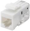 Modulo Goobay Keystone RJ45 CAT 5e, UTP - Larghezza 18,11 mm, morsettiera per montaggio LSA (senza attrezzi), SNAP-IN