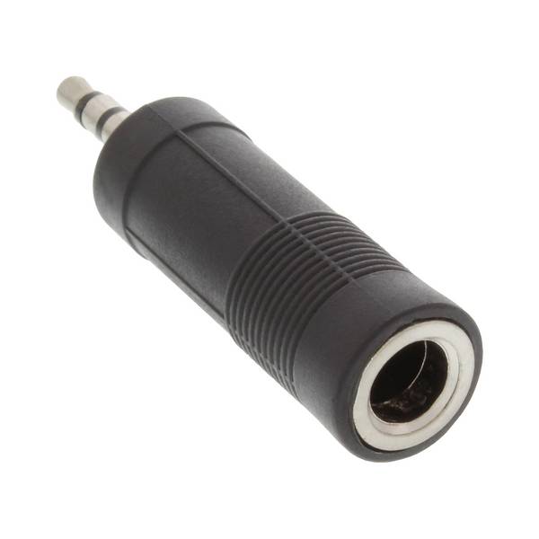 Adattatore Audio, 3,5mm Jack maschio Stereo a 6,3mm Jack femmina, Stereo, accoppiatore