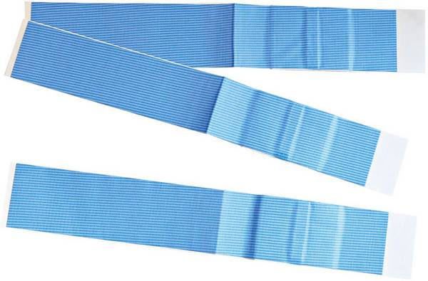 Bende per dita X-Ray, 12x2cm, rilevabili, per metallo e raggi X, blu, in PU, confezione á 100 pezzi