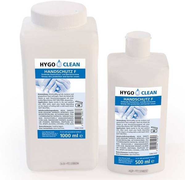 Crema protettiva e barriera per la pelle HygoClean, 1,0 litri, ingrassante