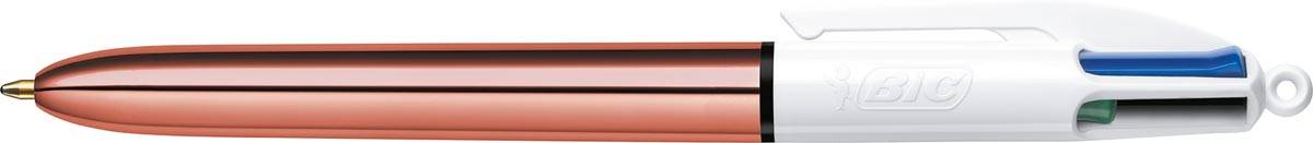 BIC 4 Colori rosa oro retrattile a sfera Boligraph - 1,0 mm Middle Punt-1