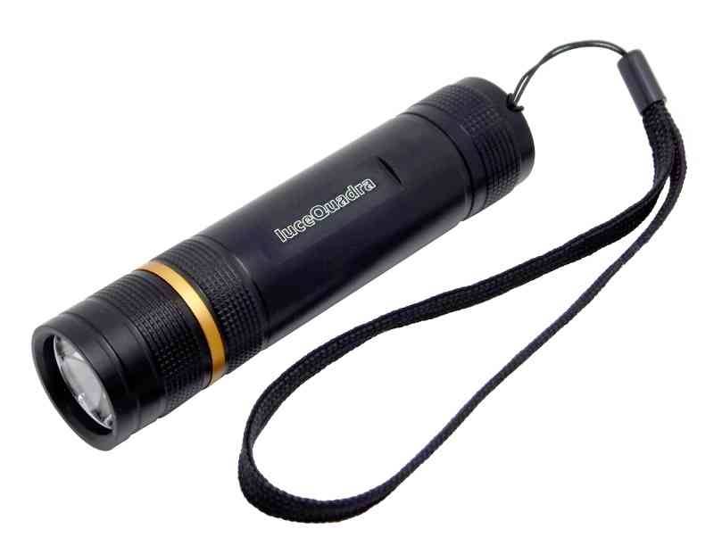 TORCIA METALLICA NERO LED 3 W-0