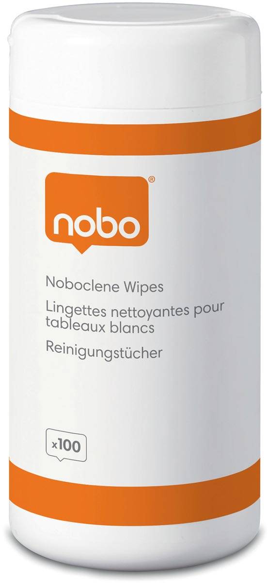 Nobo Noboclene wipes (Nobo 1901438 Noboclene Cleaning Wipes Tub of 100)-0
