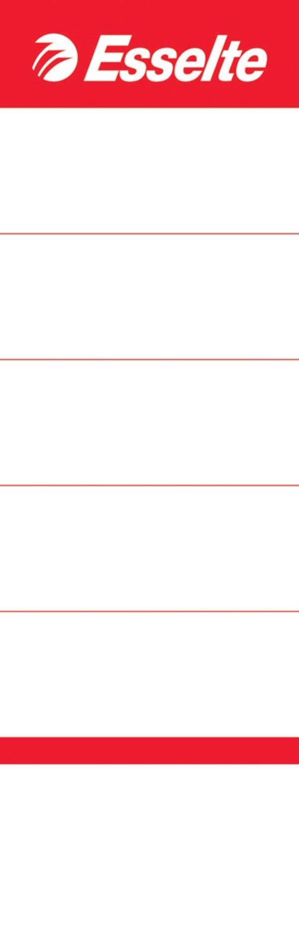 Esselte rygetiketter til 75mm brevordn