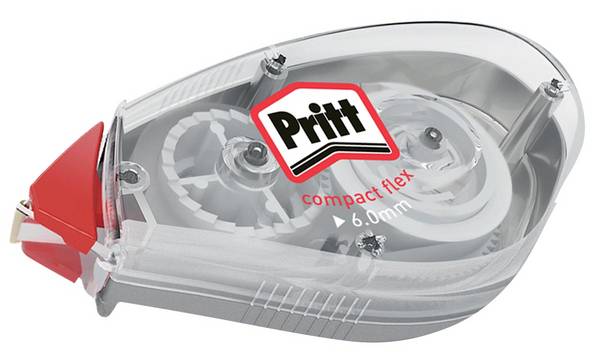 Nastro correttore Pritt Compact Flex 6 mm x 10 m - Punta flessibile - Correzione