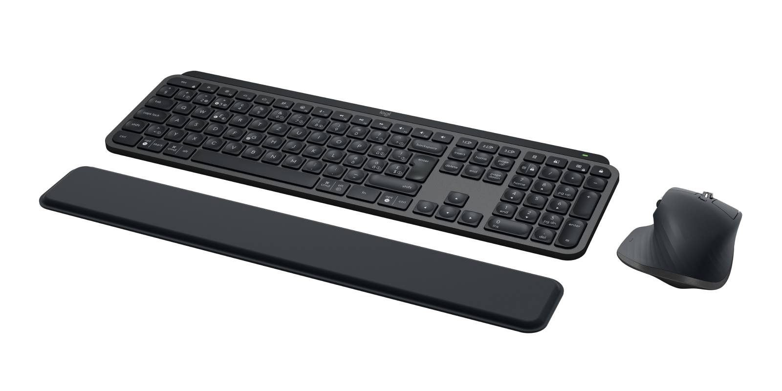 Logitech Logitech MX Keys S Combo - Tastatur-und-Maus-Set Senza fili, Bluetooth®, Senza fili (radio) Kit tastiera, mouse-1