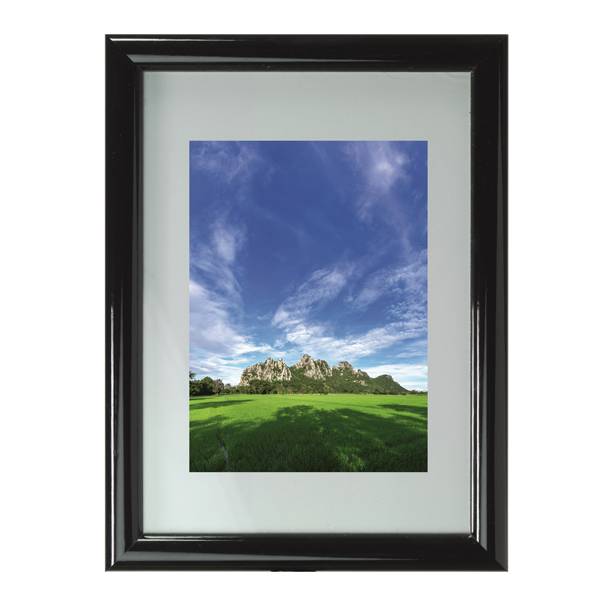 Cornice in Legno e Crilex Methodo - 21x30 cm - K990101 (Nero)-0