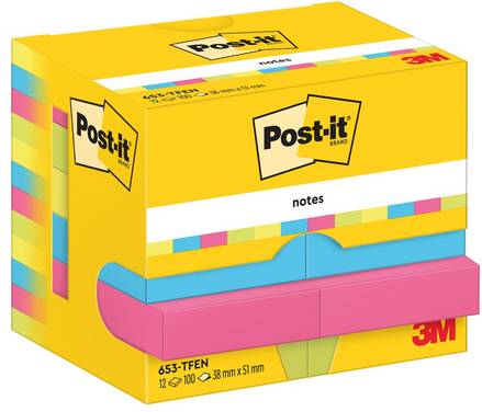 Note adesive energetiche post-it® 5.1 x 3,8 cm