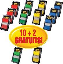 Segnapagina Post-it Index 680 3M - 25,4x43,6 mm - 23807 (Assortiti Conf. 10+2)-1