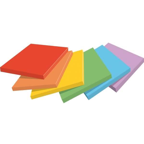 Post-It 7100258794 Klebezettel Quadratisch Mehrfarbig 90 Blätter Selbstklebend (622-12SS-PLAY)-1