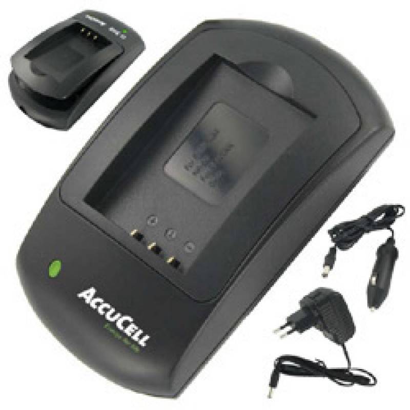 Caricabatterie AccuCell adatto per Canon LP-E8, EOS 550D, X4, T2i-0