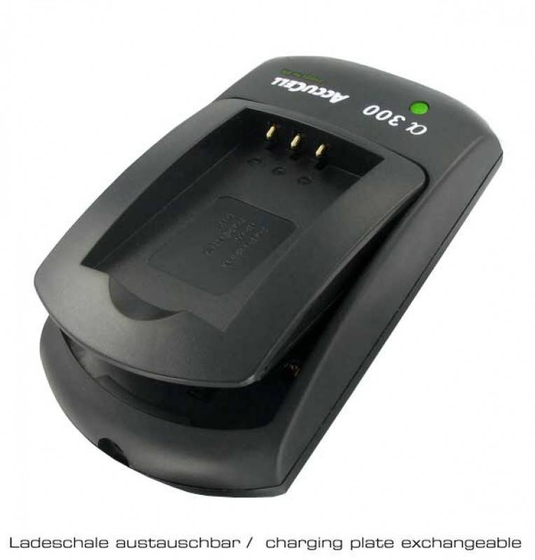 Caricabatterie AccuCell adatto per Canon LP-E8, EOS 550D, X4, T2i-2