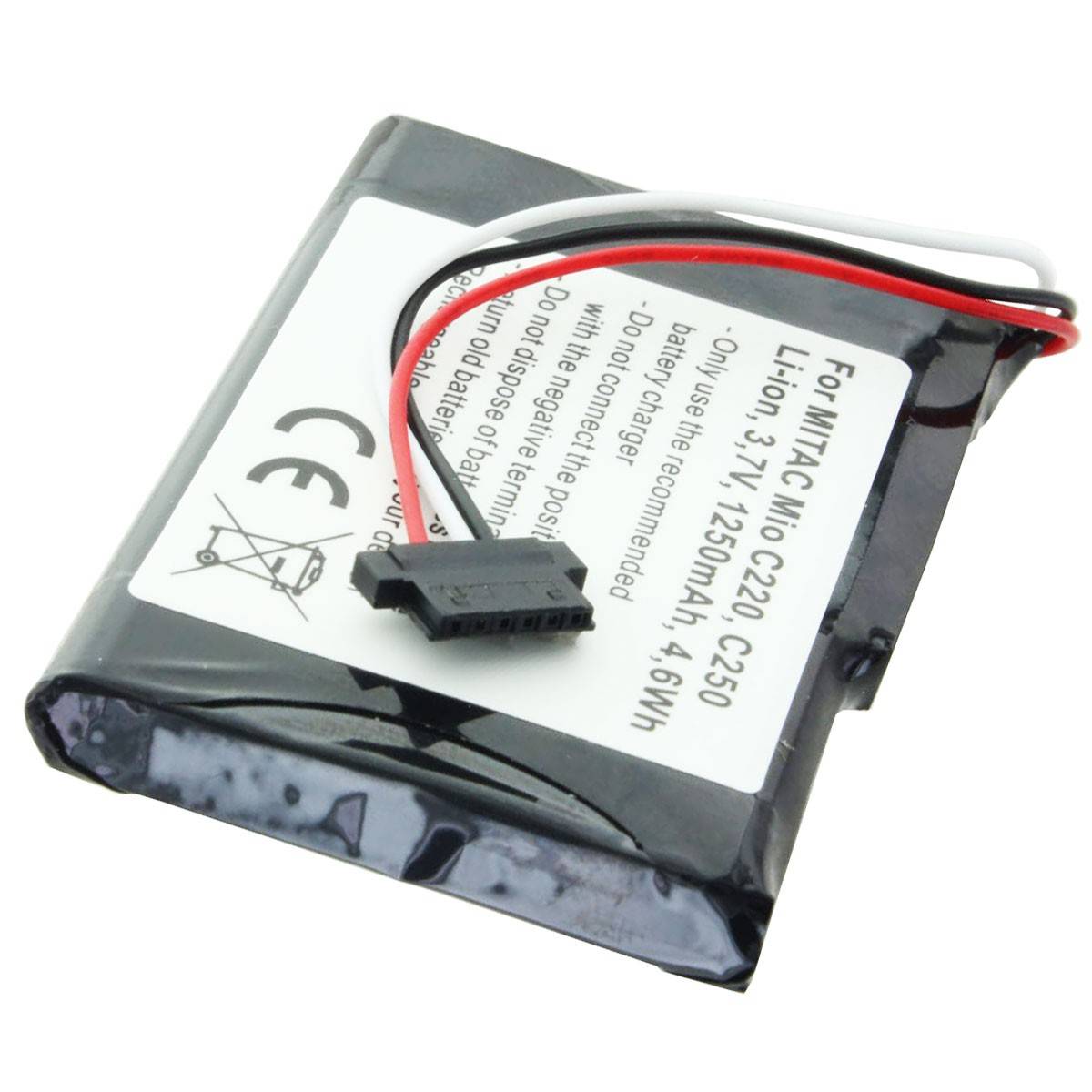 Batteria AccuCell adatta per batteria Mitac Mio E4MT081202B12-3