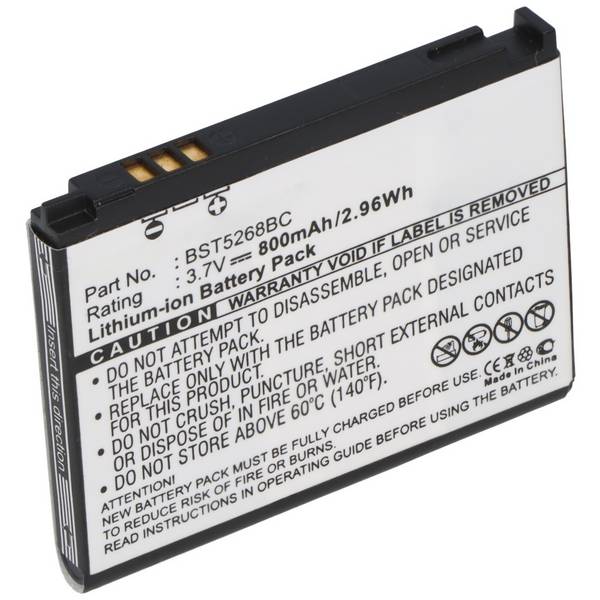 Batteria AccuCell adatta per Samsung SGH-D800, 550 mAh