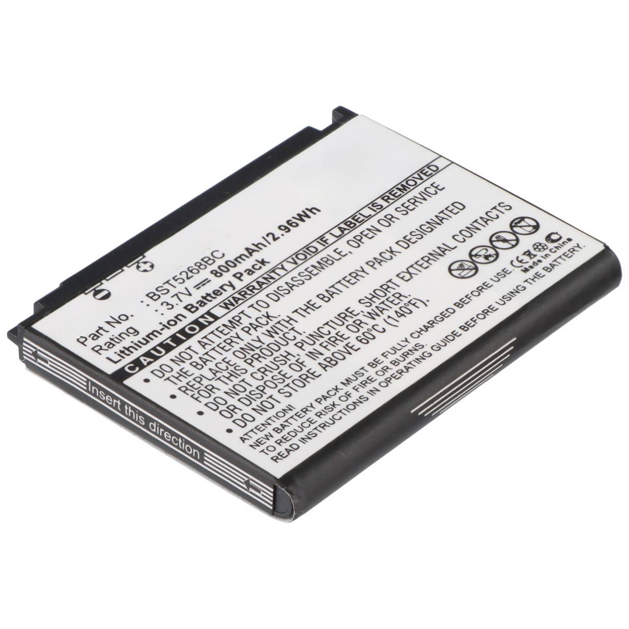 Batteria AccuCell adatta per Samsung SGH-D800, 550 mAh-2