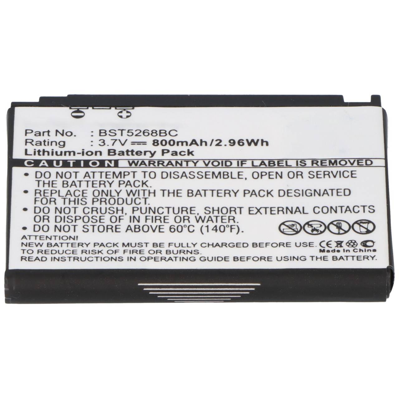 Batteria AccuCell adatta per Samsung SGH-D800, 550 mAh-4